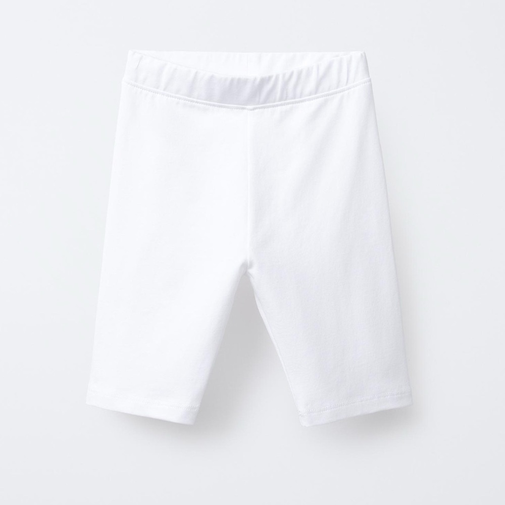 Zara Kids Cream Girls Bike Short Leggings Size 9